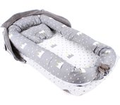 Nido de bebé recién nacido cuna bebé 85 x 45 cm, cama colchón nido bebé cojín de peinado 0-2 años