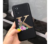 For Xiaomi Poco X4 Pro 5G Case Soft Letters Alphabet Painted Phone Cover For Xiaomi Poco M4 Pro 4G Funda PocoX4 M4 Pro 2022 Capa