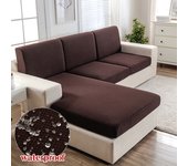 Fundas de Cojín de Asiento Individuales Elásticas de Tela de Sarga Con Textura Jacquard Gruesa Impermeable Fundas de Sofá Funda