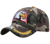 Gorras de Golf con bordado 3D de águila americana y bandera de EE. UU., gorra de béisbol, sombrero de camionero de retazos, sombreros Snapback patrióticos, hombres y mujeres