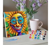 Ruopoty Framed Paint By Numbers Kit For Beginner Sunflowers Acrylic Paint Canvas Drawings For Adults Picture On Numbers For Home