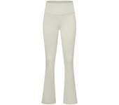 SHINBENE 32" Women's Casual Bootleg Yoga Pants High Waisted Nylon Workout Pants Flare Leggings with Hidden Pocket