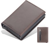 Cartera Hombre Cuero de Calidad, Cartera RFID Antirrobo Billetera Hombre,regalos para hombres.