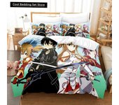 Anime Sword Art Online Bedding Sets Home Textile Pillow Case 3D Bed Linen Duvet Covers Kids Gift Bed Set Home Textiles Bedding