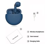 VAORLO Bluetooth 5.0 Wireless Earphones HiFi Stereo Music With Mic Noise Cancelling Long standy Smart Touch For All Smart phones