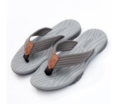 Flip-flops men's summer outer wear trend casual rubber non-slip wear-resistant foot pinch beach flip-flops