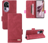 For Oppo Reno 10 Reno 10 9 8 pro plus phw110 carcasa del teléfono móvil solapa cerradura magnética de hardware etui c
