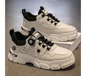 Botas Martin versátiles para hombre, ropa de trabajo transpirable, zapatillas informales de suela gruesa a la moda, nuevo estilo, otoño e invierno, 2024