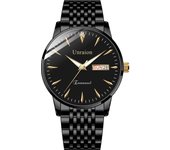 Movimiento automático a prueba de agua luminosa doble calendario no mecánico reloj de hombre