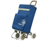 MULTI Carro Carrito de Compra Plegable Ligero Bolsa Termo 90x30x39cm con 4 Ruedas Resistentes