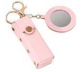 PU Keychain with Lipstick Bags, Keychain, Stufpers Goodie Bag, Holiday Supplies, Birthday Gift