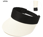 Sombrero de Playa portátil plegable, sombrero para el sol de Ala Ancha, Gorra de paja informal rollable para Verano, Viseras para Mujer