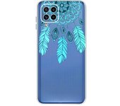 For Samsung Galaxy M32 Case Cover Soft Silicone TPU Back Cover For Samsung M32 M 32 SM-M325F Flower Clear Funda Phone Case