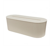 Plug Board Storage Box Cable Wire Organizer Case Socket Wireless WiFi Router Desktop Data Line Plug Holder Shelf,White