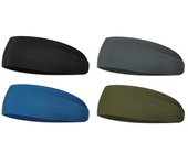 Sunrain Athletic Mens Headband (4 Pack) Lightweight Sweatband Moisture Wicking