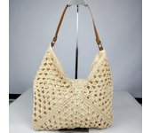 Trendy Summer Straw Crochet Bag Beach Leisure Weave Shoulder Bag Casual Vacation Women's Handbags Ladies/Girls