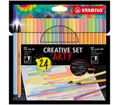 STABILO - Creative Set ARTY rotulador de punta fina Colores surtidos 24 pieza(s) 8868/24-1-20-6