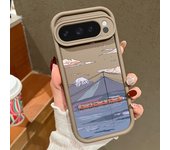 Landscape Pattern Case For Google Pixel 8 Pro 8A 9 Pro XL Shockproof Candy Color Soft TPU Silicone Phone Cover For Pixel 9 8 Pro