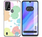 Funda Silicona Transparente para Blackview A50 diseño Acuarela 05 Dibujos