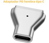 USB Type C Magnetic PD Adapter For Magsafe 1 2 MacBook Air Pro Led Indicator Fast Charging Adapter Magnet Plug Converter