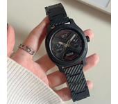 Carbon Fiber Band For Samsung Galaxy 7/FE/4/5/6/Classic 46mm/Active 2 40mm 44mm link Bracelet Huawei Watch GT 4/2/2e/3/Pro strap