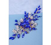 Women's Crystal Pearl Hair Comb Rhinestone Flower Leaf Hairpin Bridal Wedding Headband Tiara - Jewelry Comb Pin Accessory