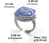 Game Dark Souls Series Men Rings Havel's Demon's Scar Chloranthy Badge Adjustable Ring Male Fans Cosplay Jewelry Accessories