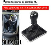 Car Styling For VAUXHALL OPEL ASTRA III H 1.6 2004-2010 Manual Gear Shifter Stick Knob Lever Leather Parking Hand Brake Boot