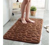 Pebble relief bath mat, bathtub floor coral wool anti-skid mat, shower room mat, viscoelastic foam mat