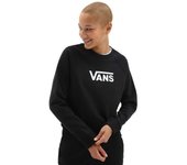 Sudadera Vans Flying V Boxy para mujer en color negro