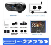 Wireless Motorcycle Helmet Headset Hands-free Call Phone Motorcycle Waterproof Earphone Music Player Moto Helmet