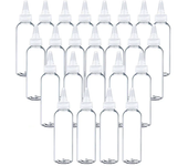 10Pcs Transparent Sharp-mouth Bottle 10/30/50/60/100/120ml Plastic Squeezable Needle Bottles Color Paste Bottle Ink Glue Bottle
