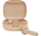 Auriculares Bluetooth JBL Wave Flex con estuche de carga/ Autonomía 8h/ Beige