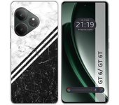 Tumundosmartphone Funda Silicona para Realme GT 6 / GT 6T 5G diseño Mármol 01 Dibujos