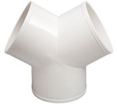 100/150/200mm Ducting T/Y Duct Connector Quick Ventilation Tube Joint Coupler 3 Ways Splitter PVC Exhaust Pipe Fittings