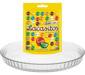 Pack repostería:LACASITOS DOYPACK 150G+Plato De Tarta De Vidrio 27 cm