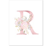 Baby Poster Name Personalized Girl Bedroom Kids Room Decoration Chambre bebe Fille Toile Murale Affiche Cuadros Decorativos