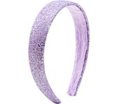 Glitter Headbands for Girls Princess Sparkly Wide Headband Kids Cute Alice Head Band for Children Thick Sparkle Bling Child Hair