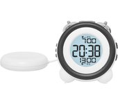 Super Loud Vibration Alarm Clock with Vibrator Multi-Functional Dual Alarm Clock for Heavy Sleeper Deaf Hard of Hearing Snooze