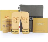 PICSIL Calleras Hawk + Muñequeras + Bolsa, Uso Sin Magnesio, Agarre en Todas Supercies y Tipo de Barras, Diseñadas para Todos los Atletas, Callerras para Crosstraining, Gimnasia