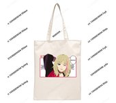 Wonder Egg Priority Print Reusable Shopping Bag Women Canvas Tote Bags Printing Eco Bag Cartoon Shopper Shoulder Bags