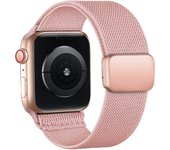Magnetic Loop For Apple Watch Band 40mm 44mm 45mm 49mm 41mm 38mm Scrunchie Nylon bracelet iwatch ultra 2 Series 9 3 7 8 se strap
