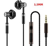 9D Stereo Earphones Type C&3.5mm Headsets In-ear Wired Gamer Headphones HiFi Bass Earphone Earbuds for iPhone 15 Samsung Headset