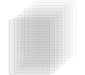 8Pcs BBQ Mesh Grill Mat Rectangular Mesh Grilling Mats Nonstick Mesh Grill Topper Reusable BBQ Grill Topper Temperature