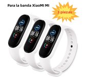 3Pcs Watchband for Mi Band 7 6 5 4 3 Bracelet Xiaomi Mi Band Strap Silicone Sport Replacement Wristband Smartwatch Accessories