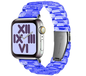Transparent Resin strap for apple watch band 42mm 40mm correa 44mm 38mm Smart Wrist link bracelet iwatch series 8 7 6 5 4 SE 9