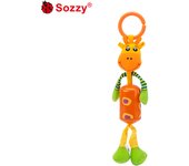 Bebé recién nacido Sozzy de 0 a 3 años con música de animales, coche colgante, cama colgante, juguetes relajantes para bebés