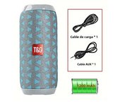 TG117 Portable Bluetooth Speaker Outdoor Wireless Woofer Free Call /FM/TF Card/USB Flash Drive Connect Mobile Phone/Tablet/TV