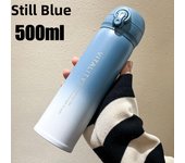 1pc 500ML Smart Insulation Stainless Steel Colorful Cup Mini Thermos Cup Water Bottle Led Digital Temperature Display Thermos