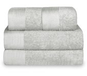 Juego de Toallas 2Baño+2Mano de 500 gsm 100% Algodón. Palck de 4 unidades. Ideal para baño, Casa, Hotel, Piscina, Toalla para Playa. Resistentes, Suaves y Absorbentes.